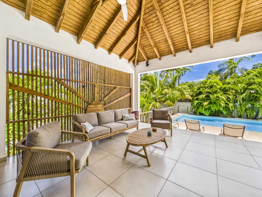 8.Location villa 10 personnes piscine saint François Guadeloupe